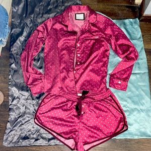 A&F silky and comfy pj set